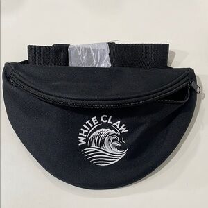 White Claw Black Fanny Pack Bag